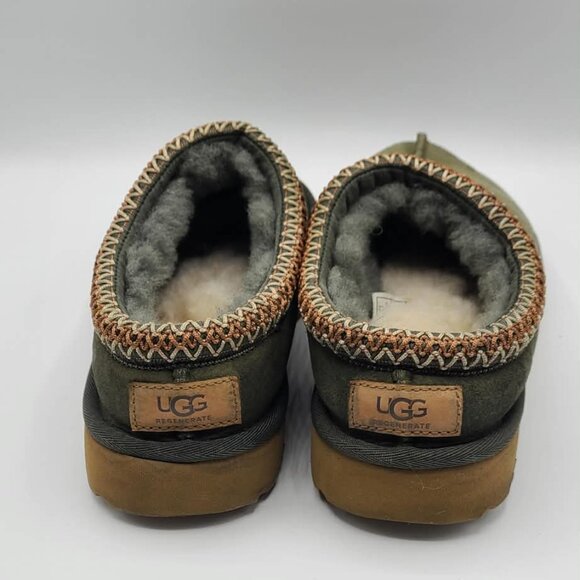 UGG Tasman slippers in Olive Green Suede & Shearling size 8 - Picture 11 of 11